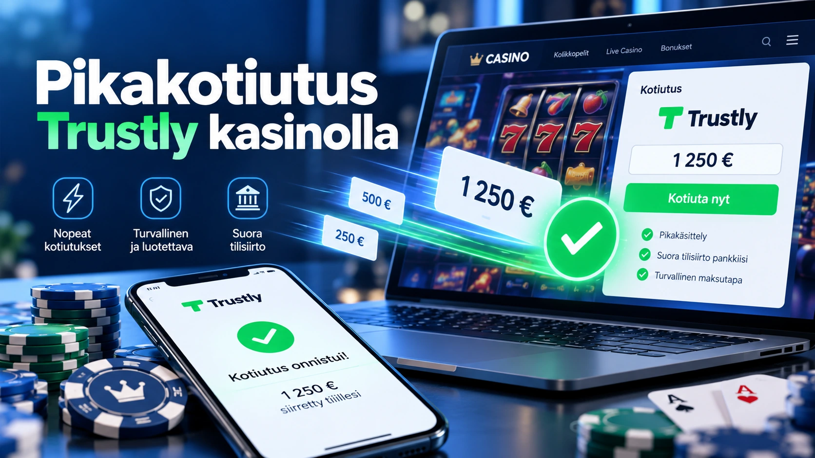 Pikakotiutus Trustly kasinolla
